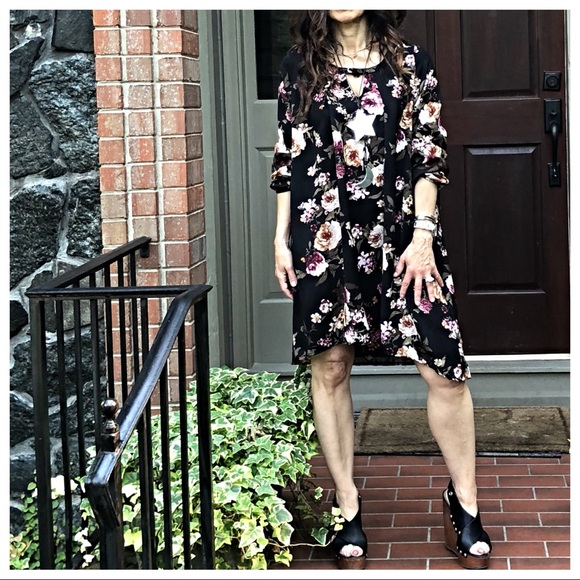 ✨LAST ONE✨Floral  long tunic loose fit dress - Picture 3 of 8